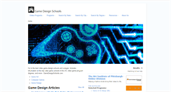 Desktop Screenshot of gamedesignschools.com